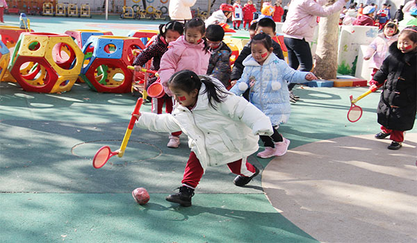 弘揚奧運精神遊戲助力成長山東理工小博士幼兒園開展冬奧主題教育活動